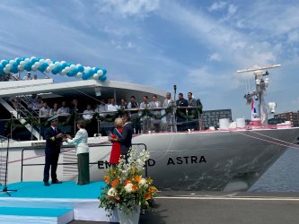 Festive christening for Emerald Astra in Amsterdam